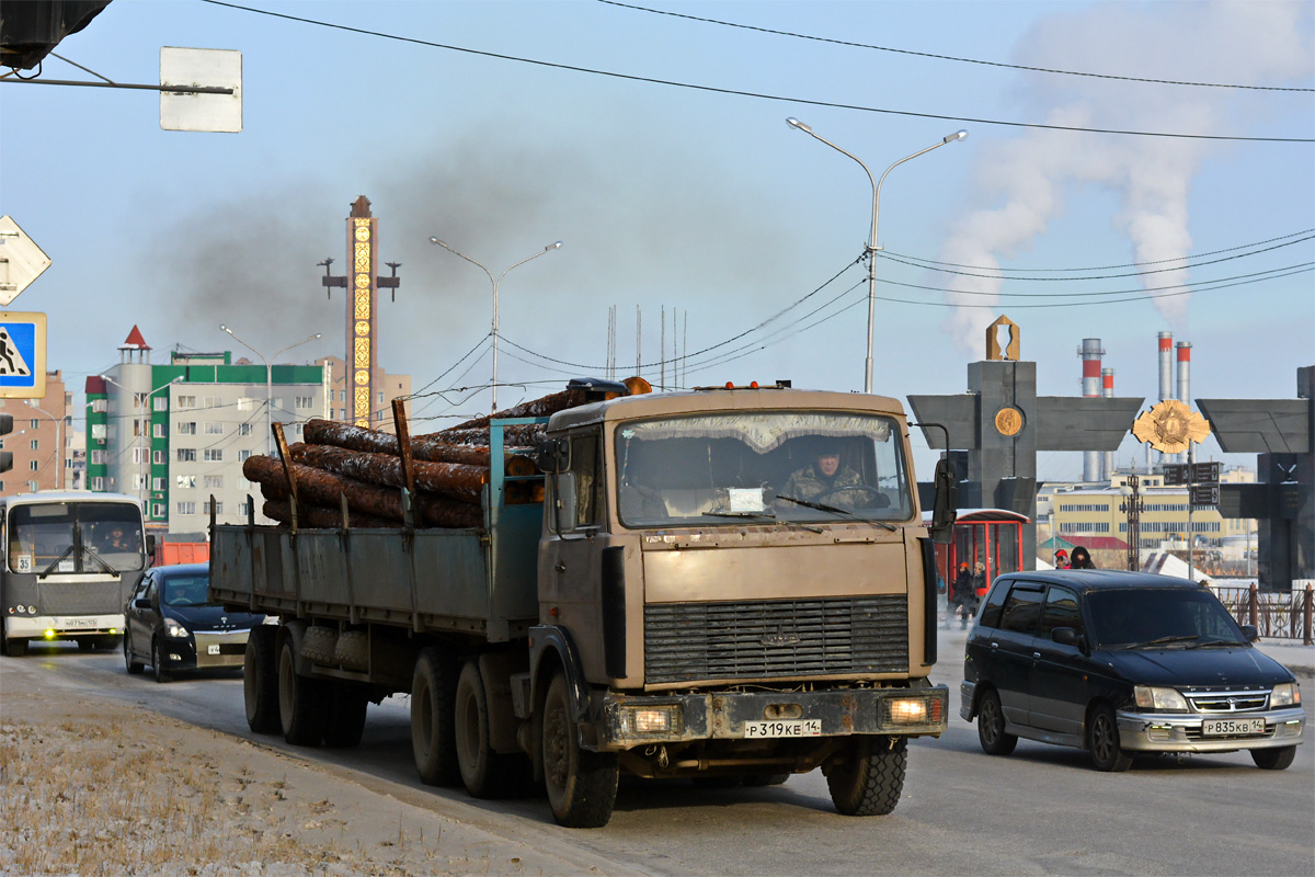 Саха (Якутия), № Р 319 КЕ 14 — МАЗ-6422 (общая модель)