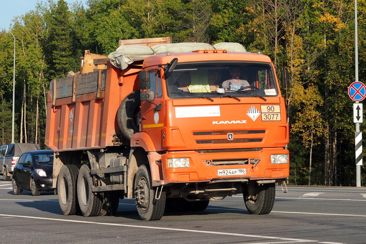 Ханты-Мансийский автоном.округ, № М 924 АР 186 — КамАЗ-65111-46