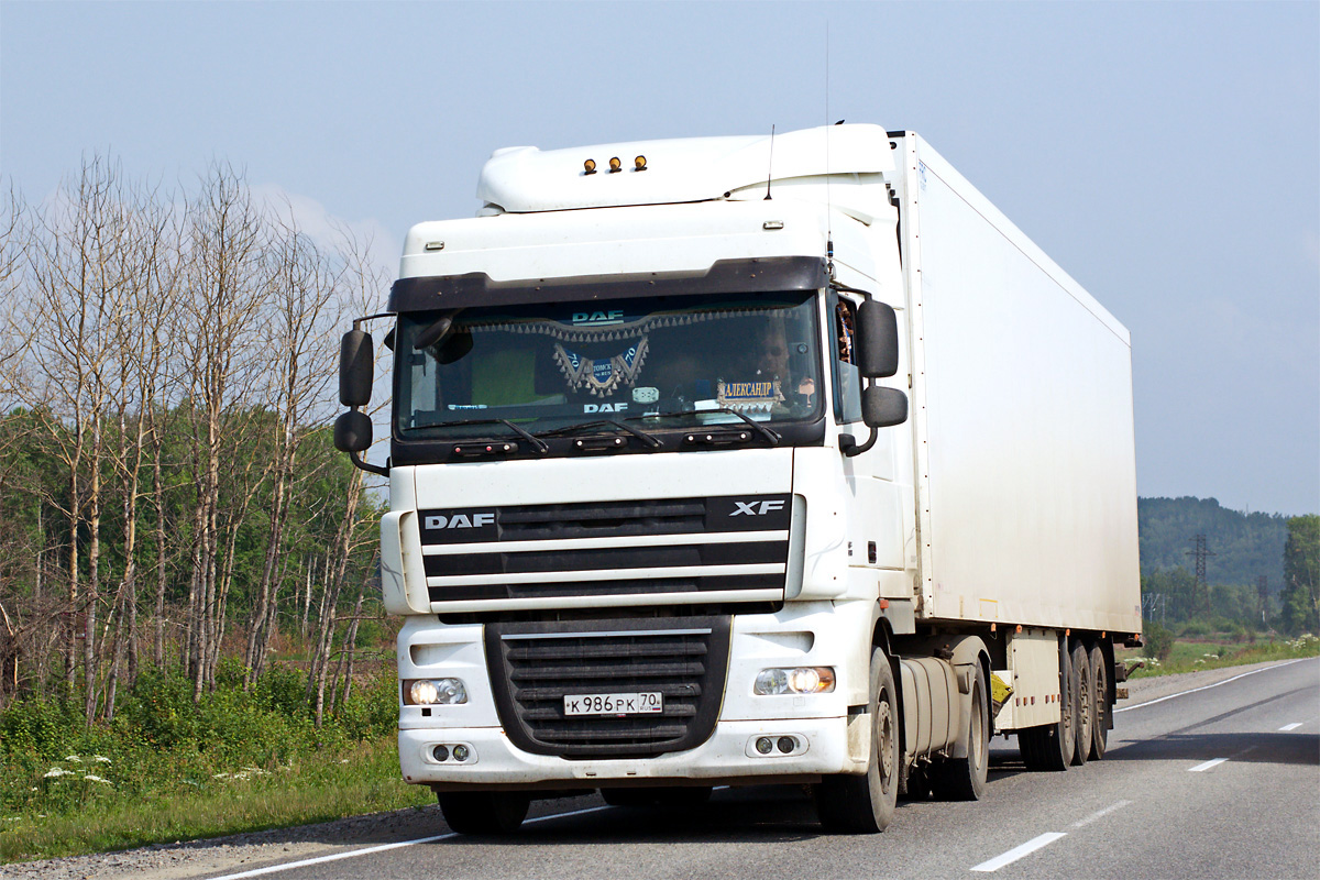 Томская область, № К 986 РК 70 — DAF XF105 FT