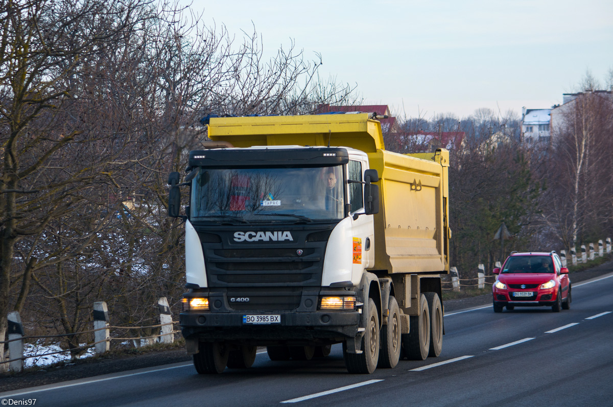 Тернопольская область, № ВО 3985 ВХ — Scania ('2013) G400