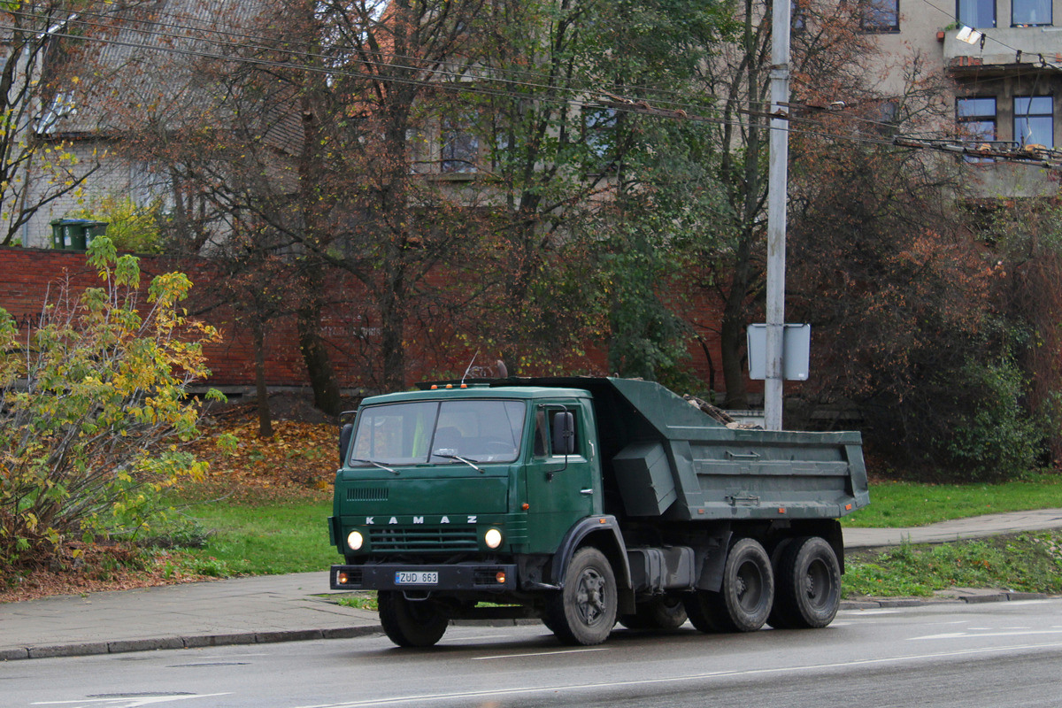 Литва, № ZUD 663 — КамАЗ-55111 (общая модель)