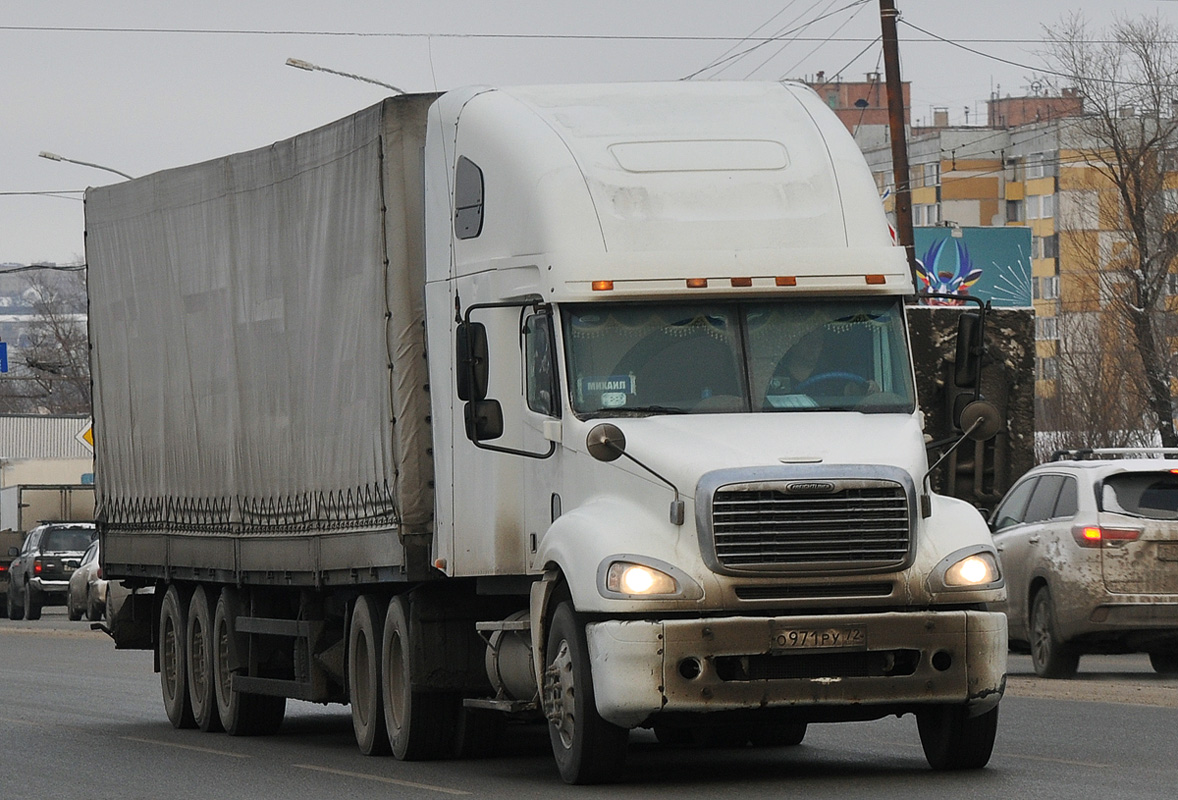 Тюменская область, № О 971 РУ 72 — Freightliner Columbia