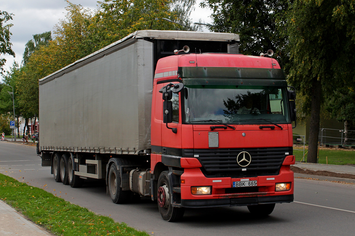 Литва, № BBK 665 — Mercedes-Benz Actros ('1997) 1840