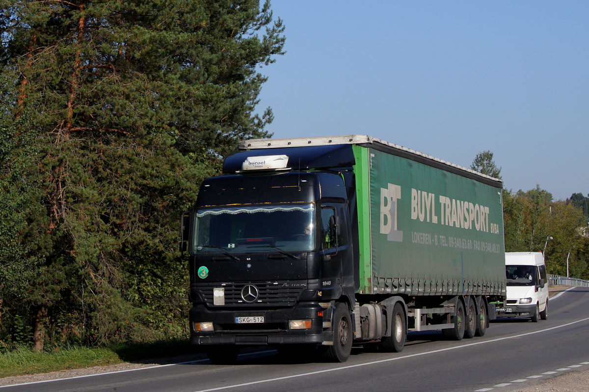 Литва, № SKG 512 — Mercedes-Benz Actros ('1997) 1840