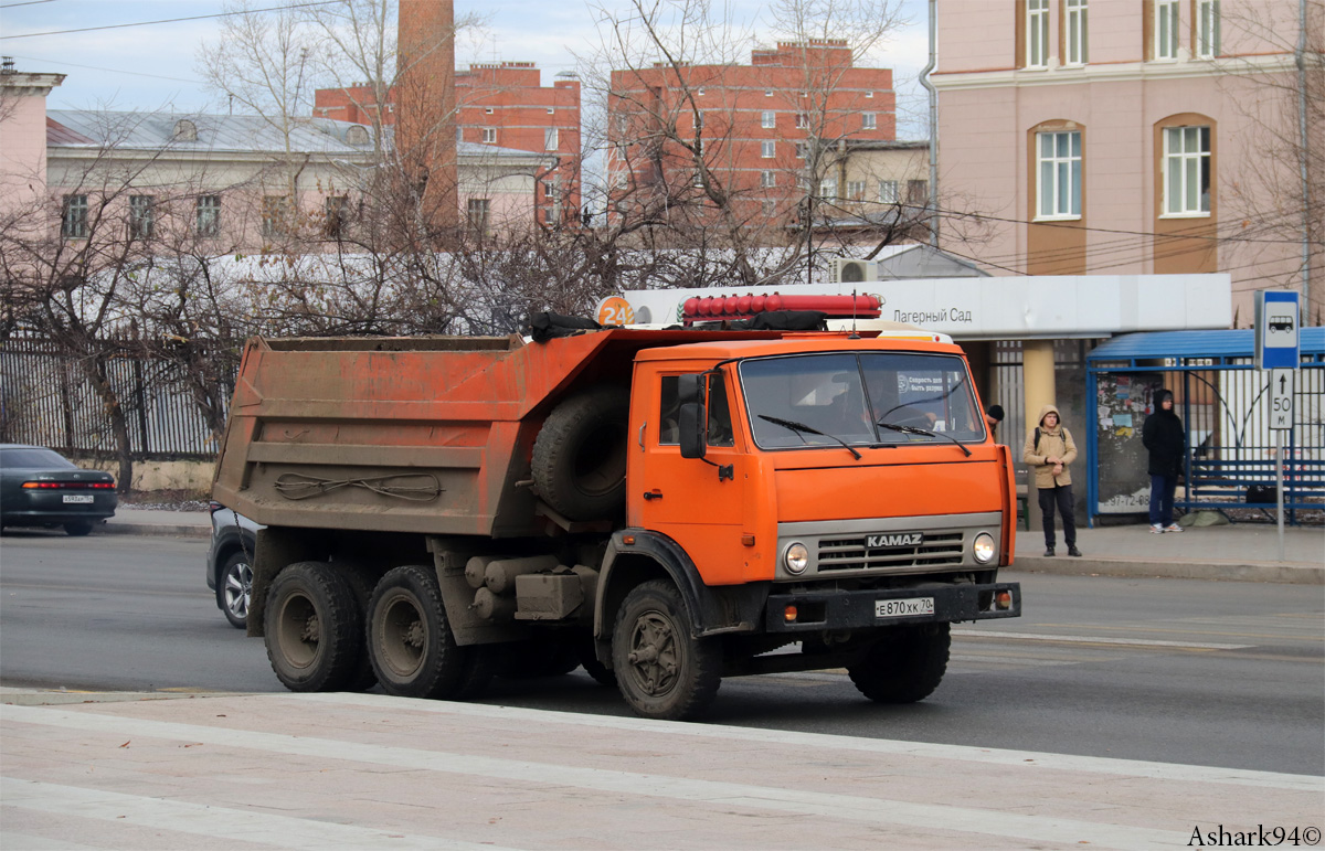 Томская область, № Е 870 ХК 70 — КамАЗ-55111 [551110]