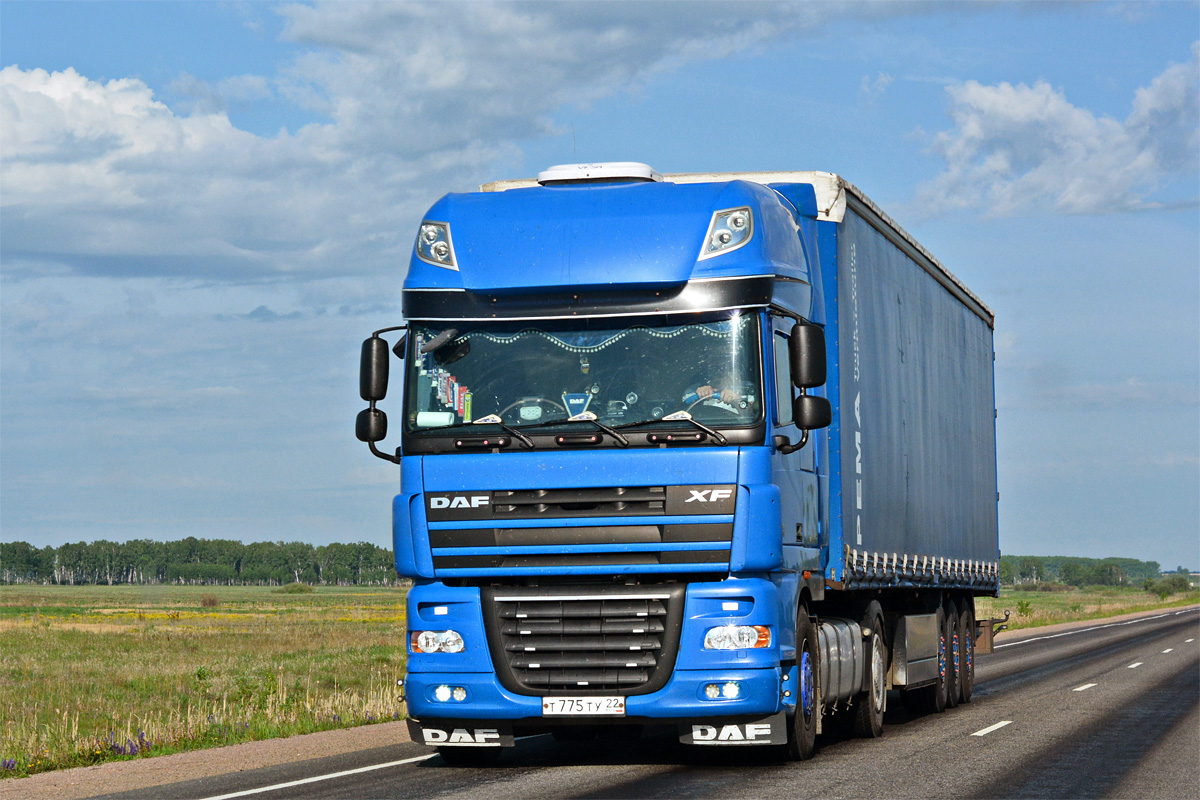 Алтайский край, № Т 775 ТУ 22 — DAF XF105 FT