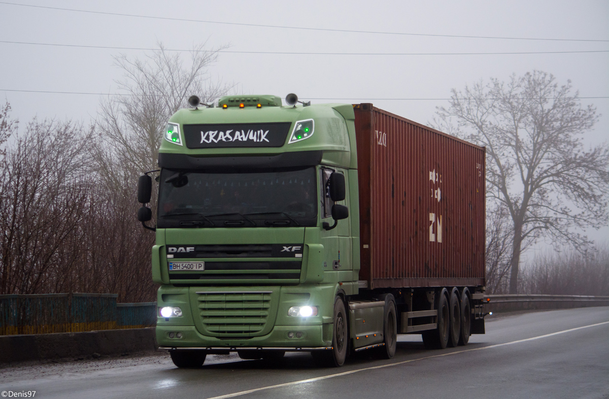 Одесская область, № ВН 5400 ІР — DAF XF105 FT