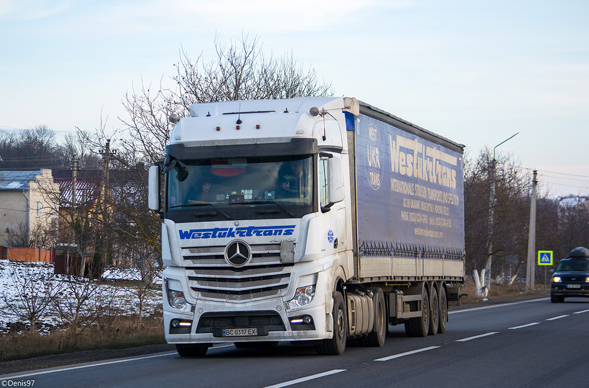 Львовская область, № ВС 0317 ЕХ — Mercedes-Benz Actros ('2011) 1848