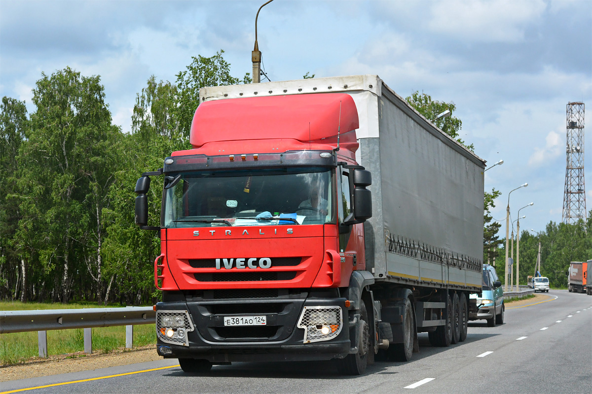 Красноярский край, № Е 381 АО 124 — IVECO Stralis ('2007) 350