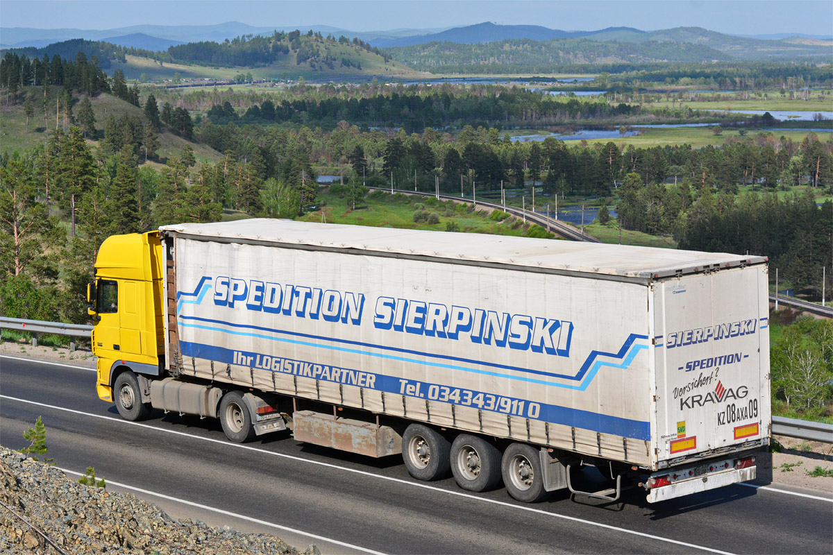 Шымкент, № 852 AJA 17 — DAF XF105 FT; Западно-Казахстанская область, № 08 AXA 09 —  Модель неизвестна