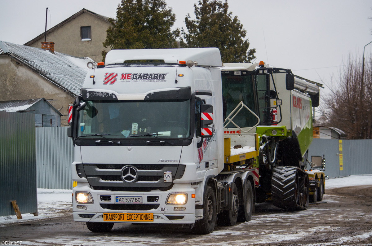 Волынская область, № АС 5077 ВО — Mercedes-Benz Actros ('2009)