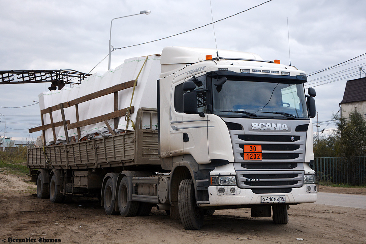 Саха (Якутия), № Х 416 МВ 14 — Scania ('2013) R480