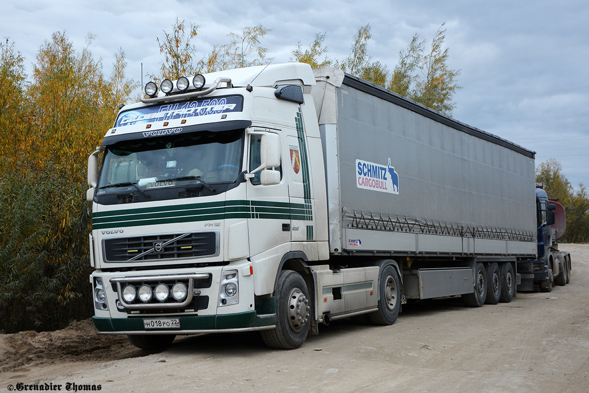 Алтайский край, № Н 018 РО 22 — Volvo ('2002) FH12.500