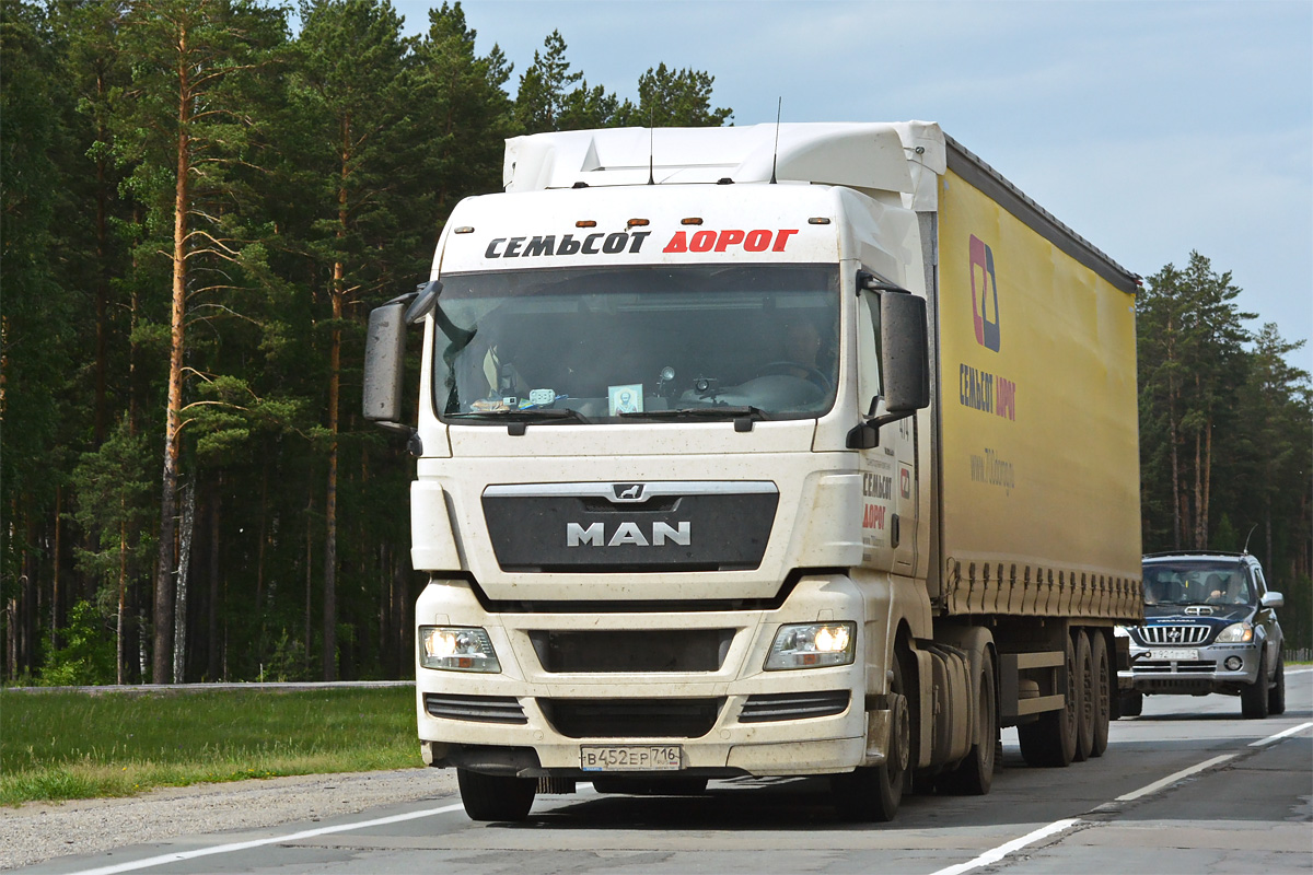 Татарстан, № В 452 ЕР 716 — MAN TGX ('2007) 18.480