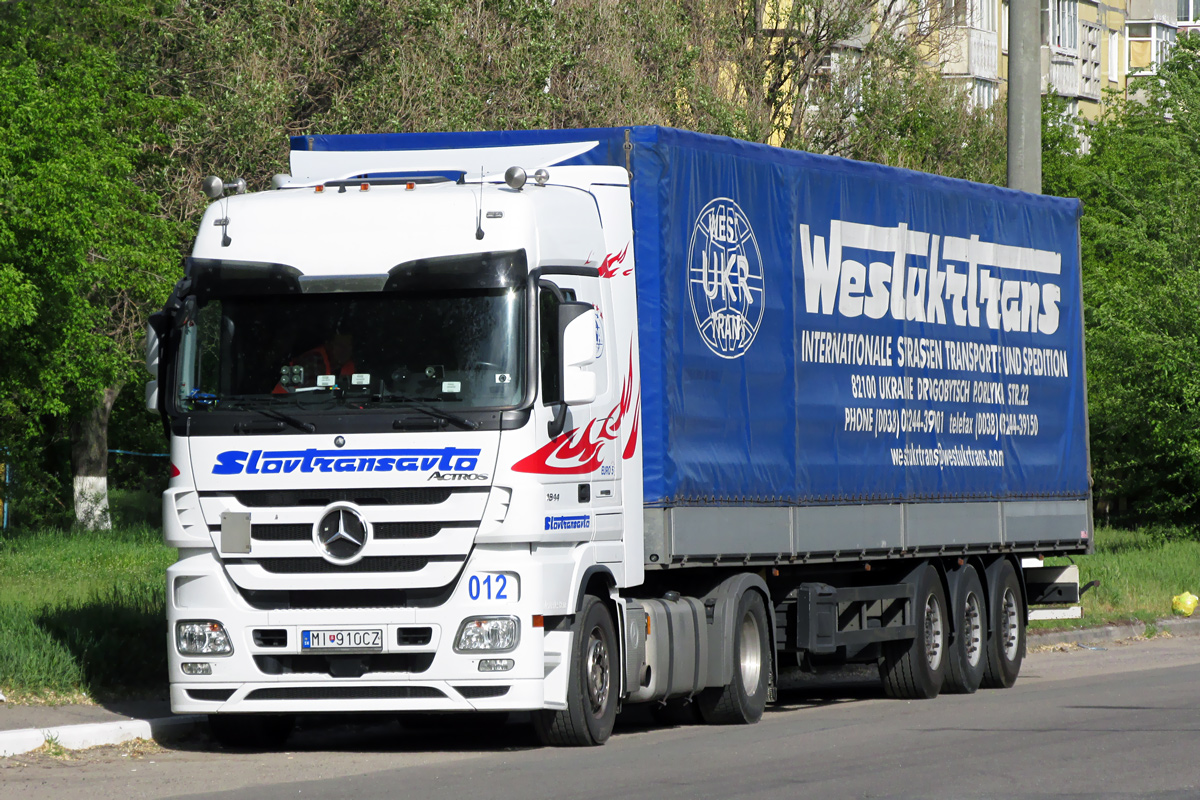 Словакия, № 012 — Mercedes-Benz Actros ('2009) 1844