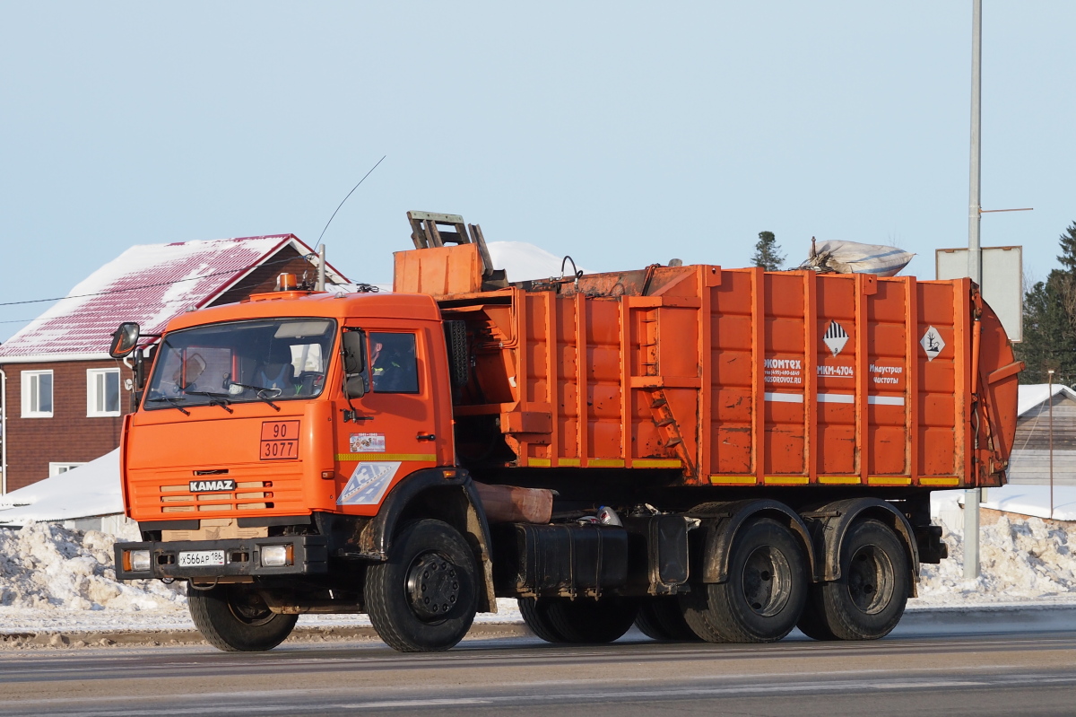 Ханты-Мансийский автоном.округ, № Х 566 АР 186 — КамАЗ-65115-62