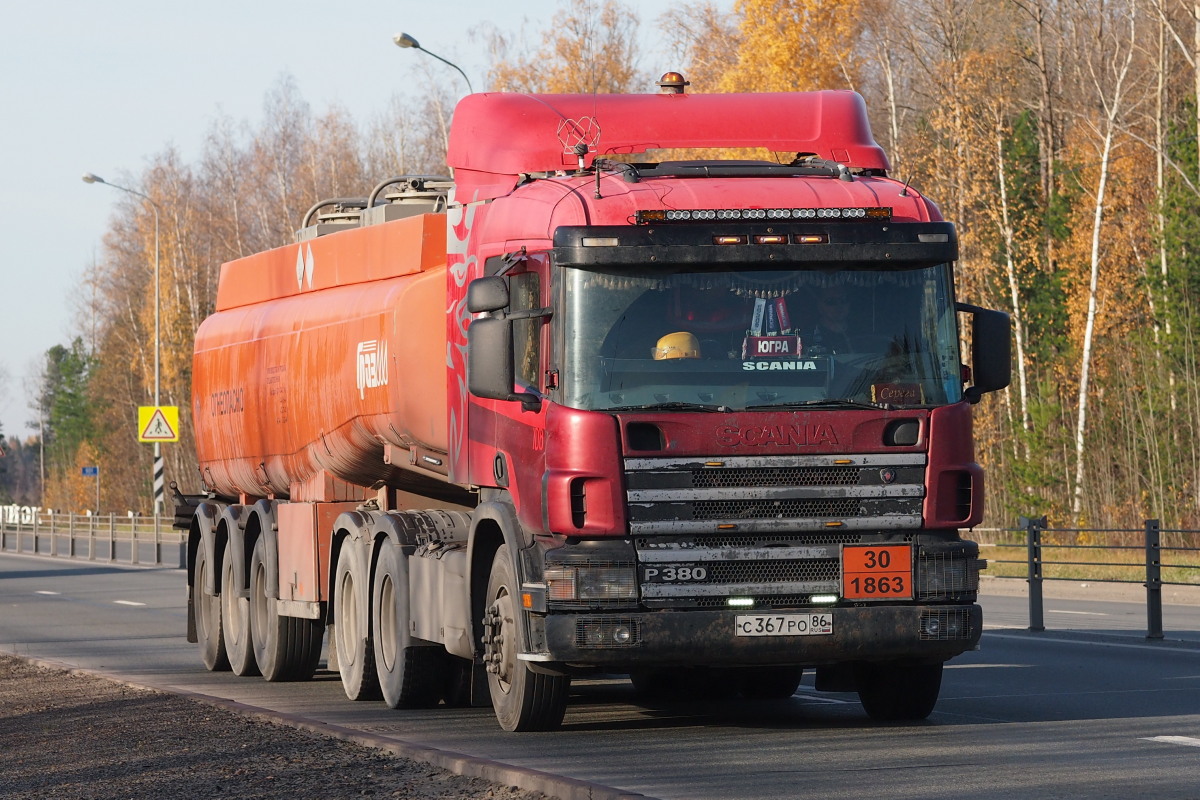 Ханты-Мансийский автоном.округ, № С 367 РО 86 — Scania ('1996) P380