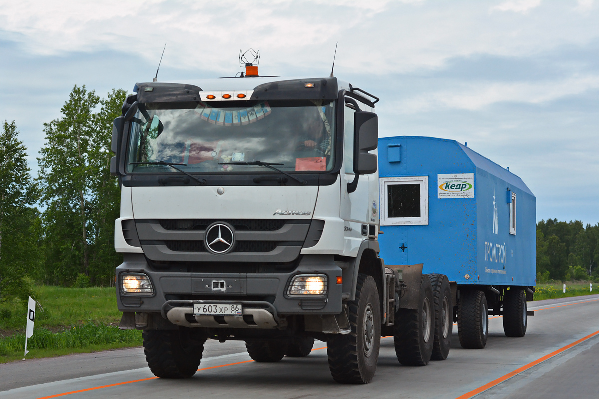 Ханты-Мансийский автоном.округ, № У 603 ХР 86 — Mercedes-Benz Actros ('2009)