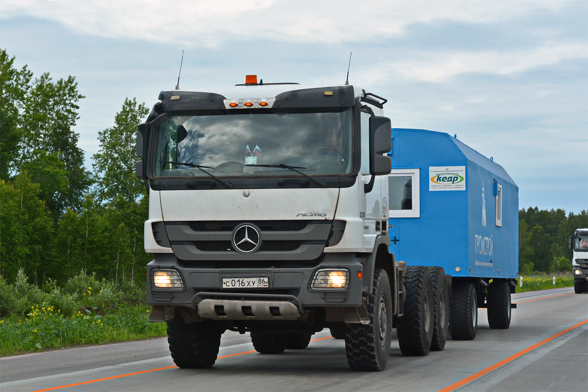 Ханты-Мансийский автоном.округ, № С 016 ХУ 86 — Mercedes-Benz Actros ('2009)