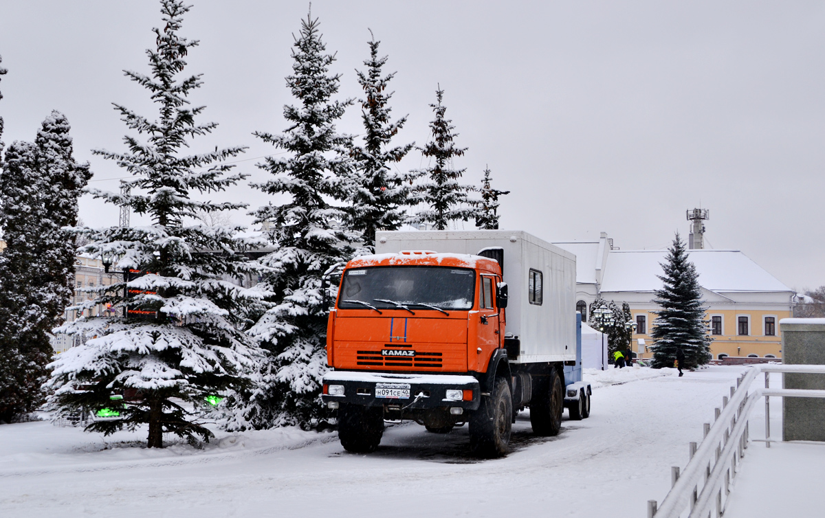 Калужская область, № Н 091 СЕ 40 — КамАЗ-4326-15 [43260R]