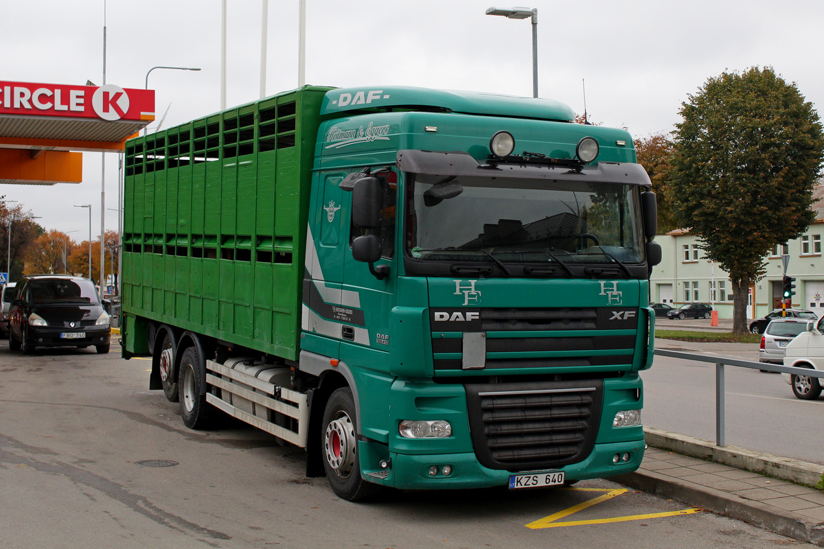 Литва, № KZS 640 — DAF XF105 FAR