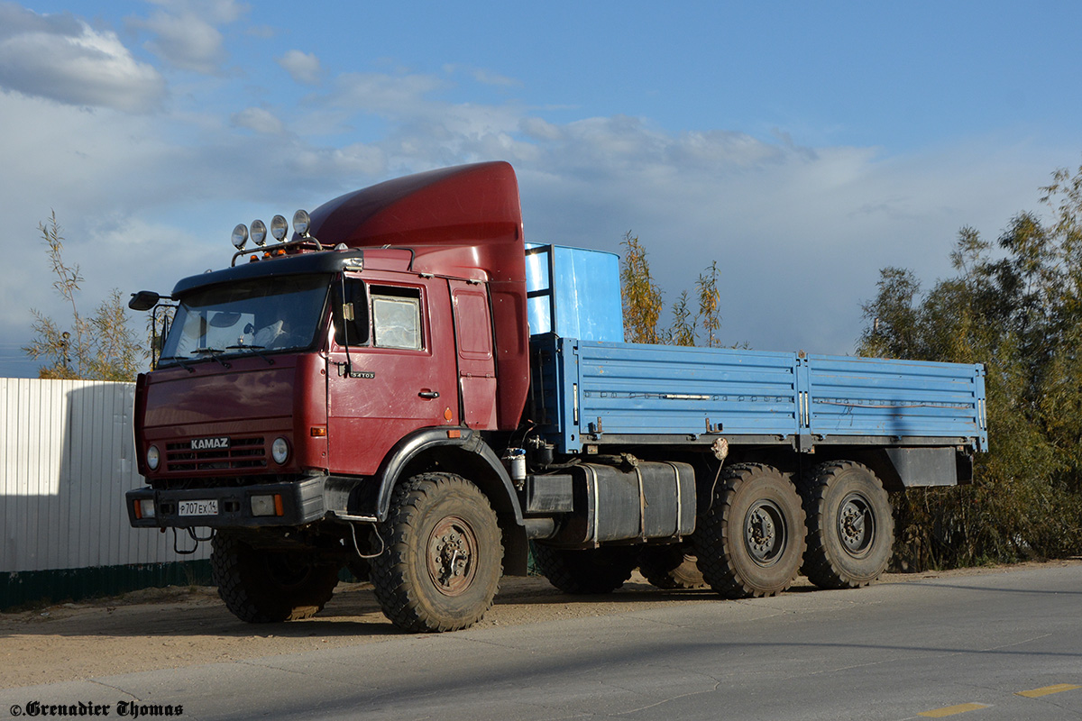 Саха (Якутия), № Р 707 ЕХ 14 — КамАЗ-43118-13 [43118N]