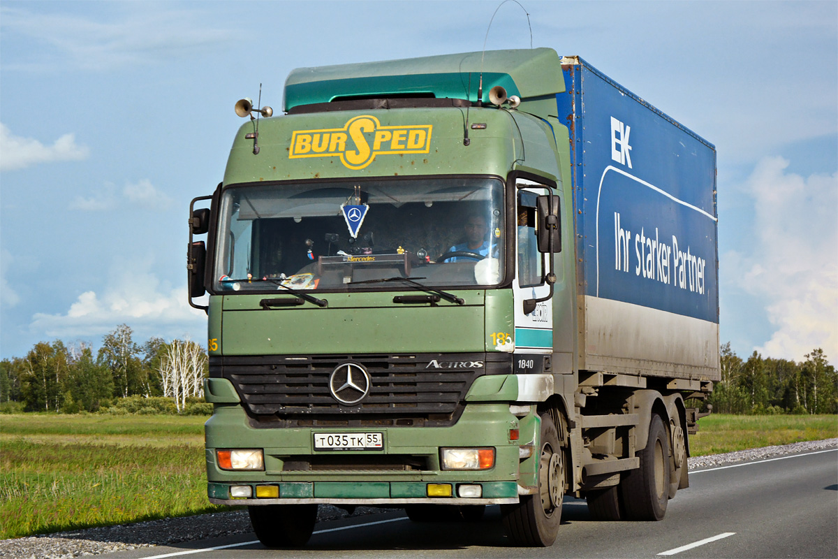 Омская область, № Т 035 ТК 55 — Mercedes-Benz Actros ('1997) 1840