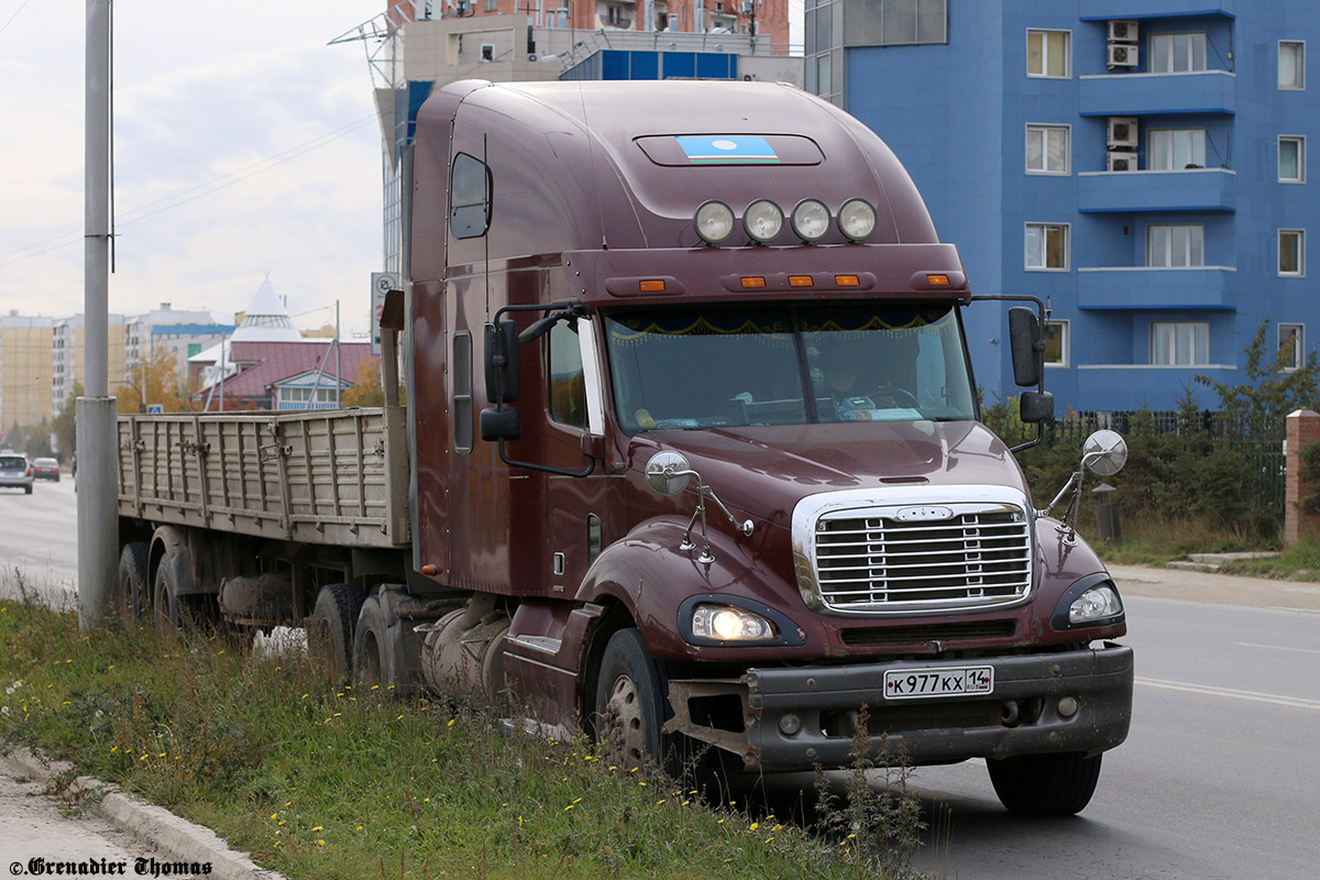 Саха (Якутия), № К 977 КХ 14 — Freightliner Columbia