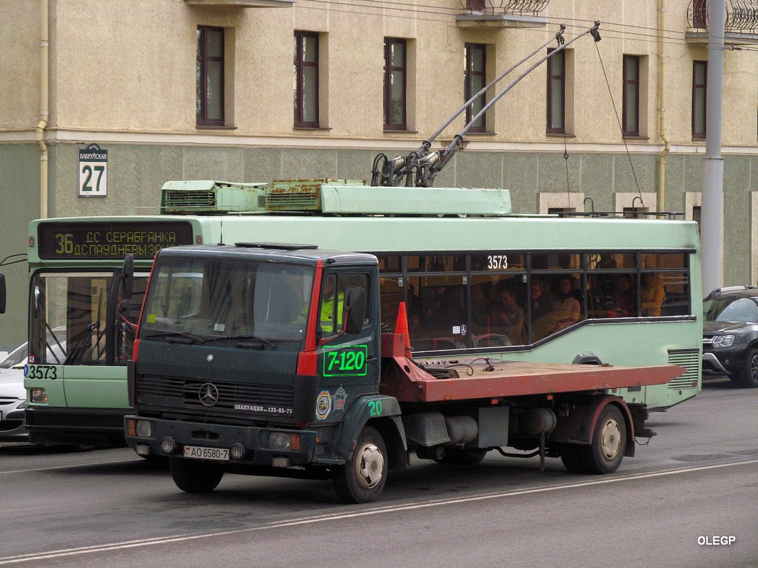 Минск, № АО 6580-7 — Mercedes-Benz LK (общ. мод.)