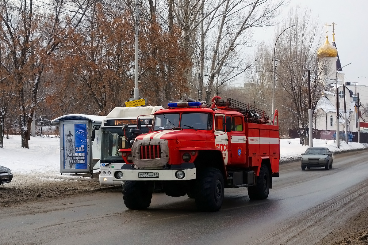 Саратовская область, № У 853 АА 64 — Урал-43206-41