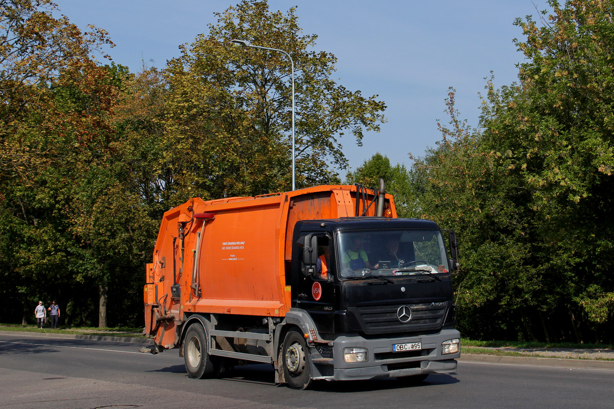 Литва, № CBC 495 — Mercedes-Benz Axor 1823