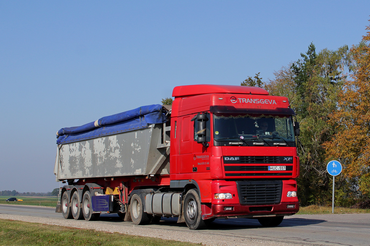 Литва, № HUC 557 — DAF XF95 FT