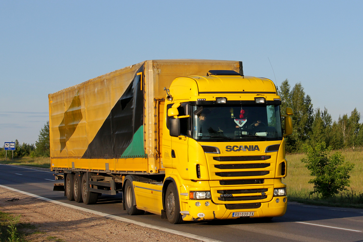 Сербия, № VS 030-ZX — Scania ('2009) R500