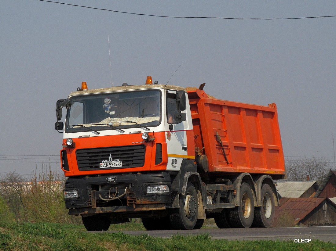 Витебская область, № АК 5747-2 — МАЗ-6501 (общая модель)