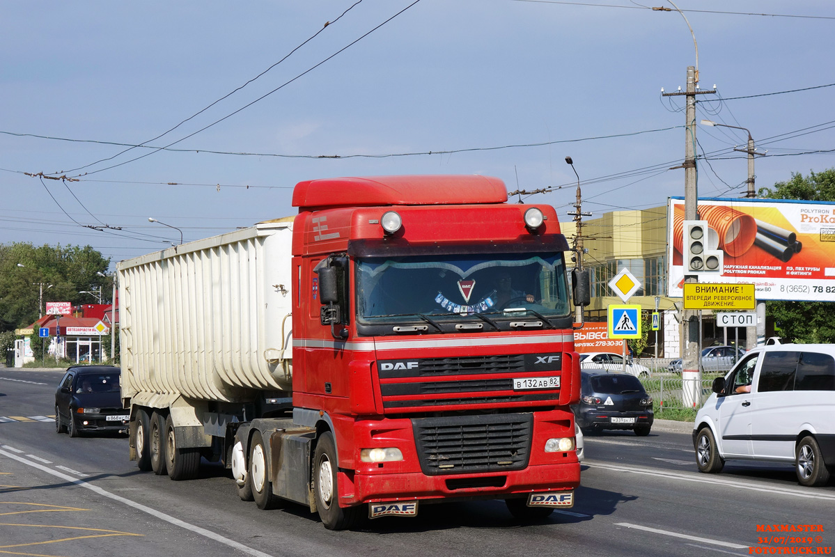 Крым, № В 132 АВ 82 — DAF XF95 FT