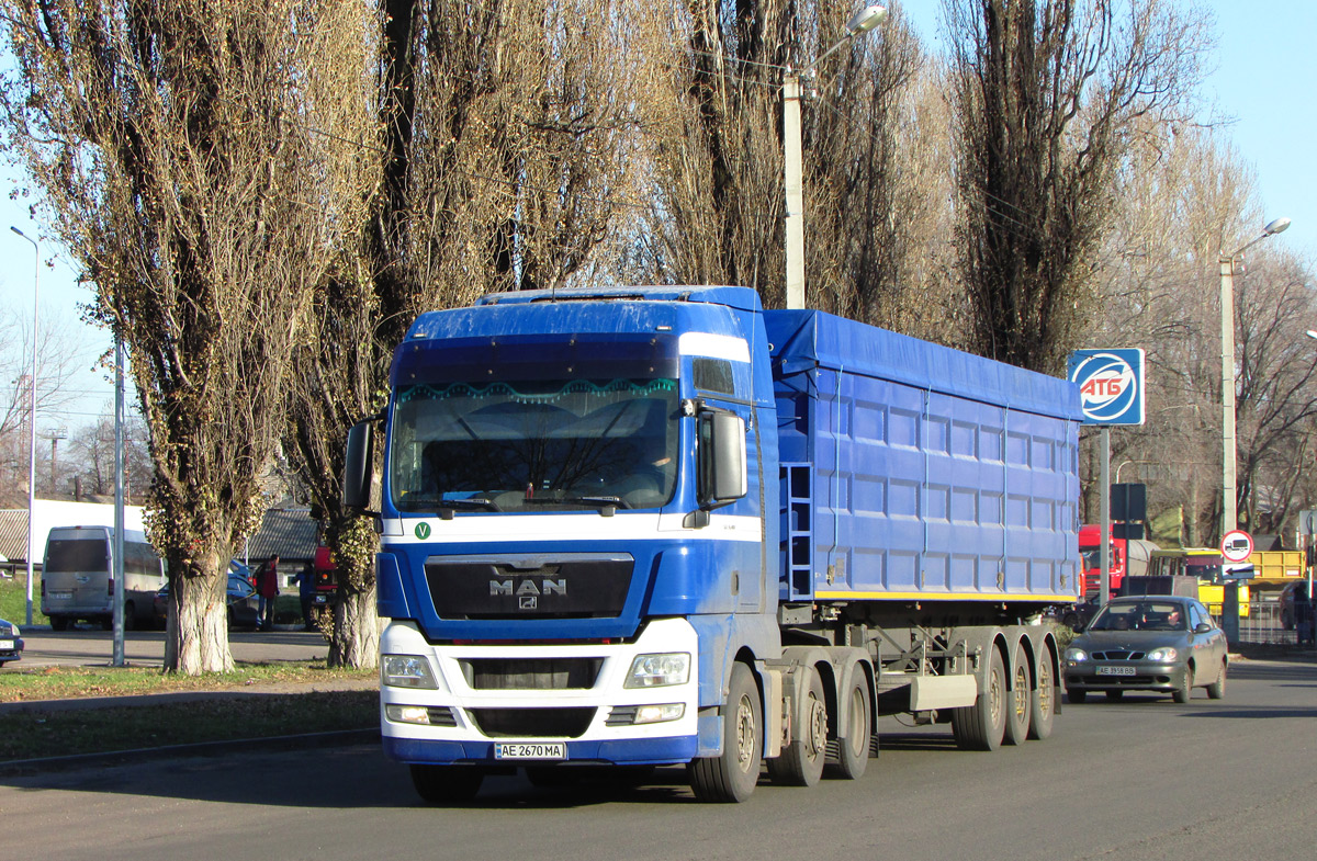 Днепропетровская область, № АЕ 2670 МА — MAN TGX ('2007) 26.480