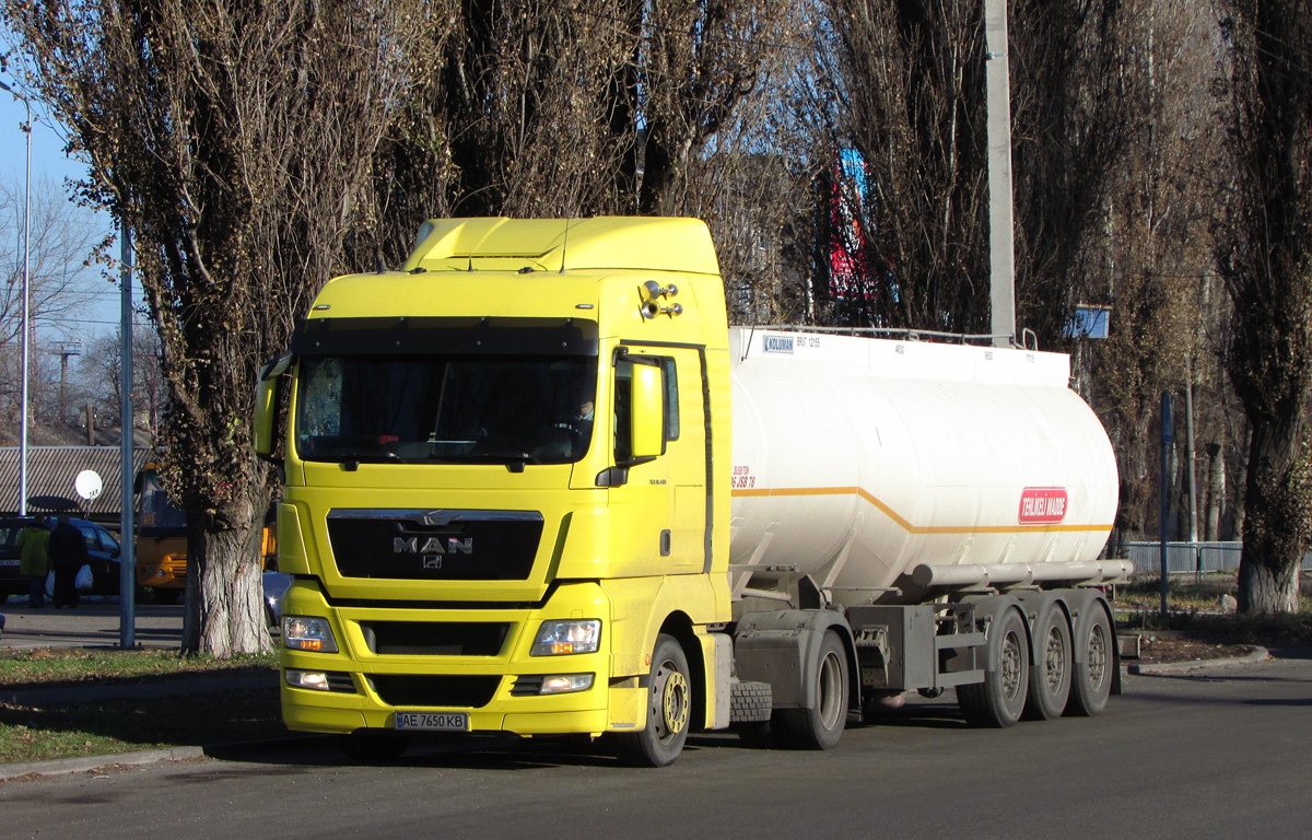 Днепропетровская область, № АЕ 7650 КВ — MAN TGX ('2007) 18.400