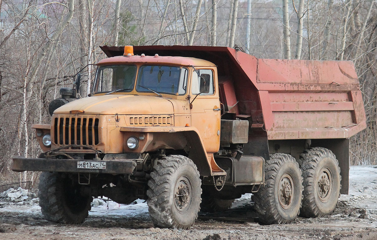 Челябинская область, № М 813 АС 74 — Урал-55571-30