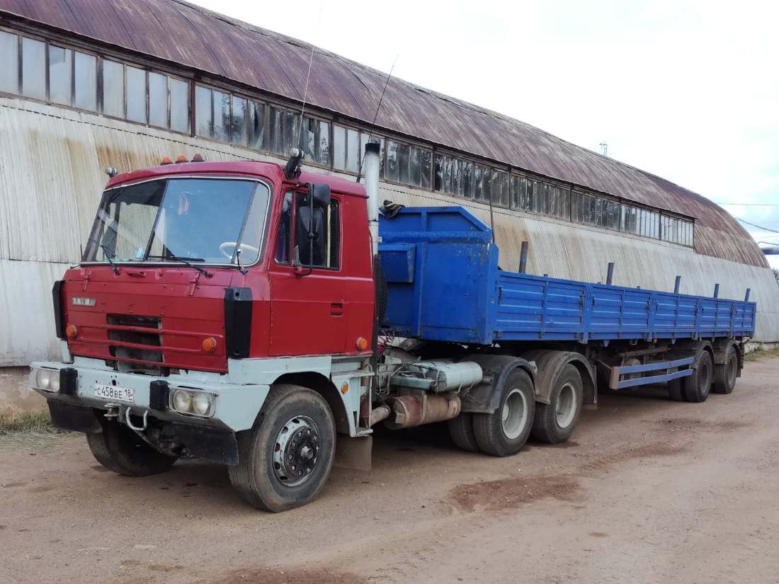 Удмуртия, № С 458 ВЕ 18 — Tatra 815-2 S1 A