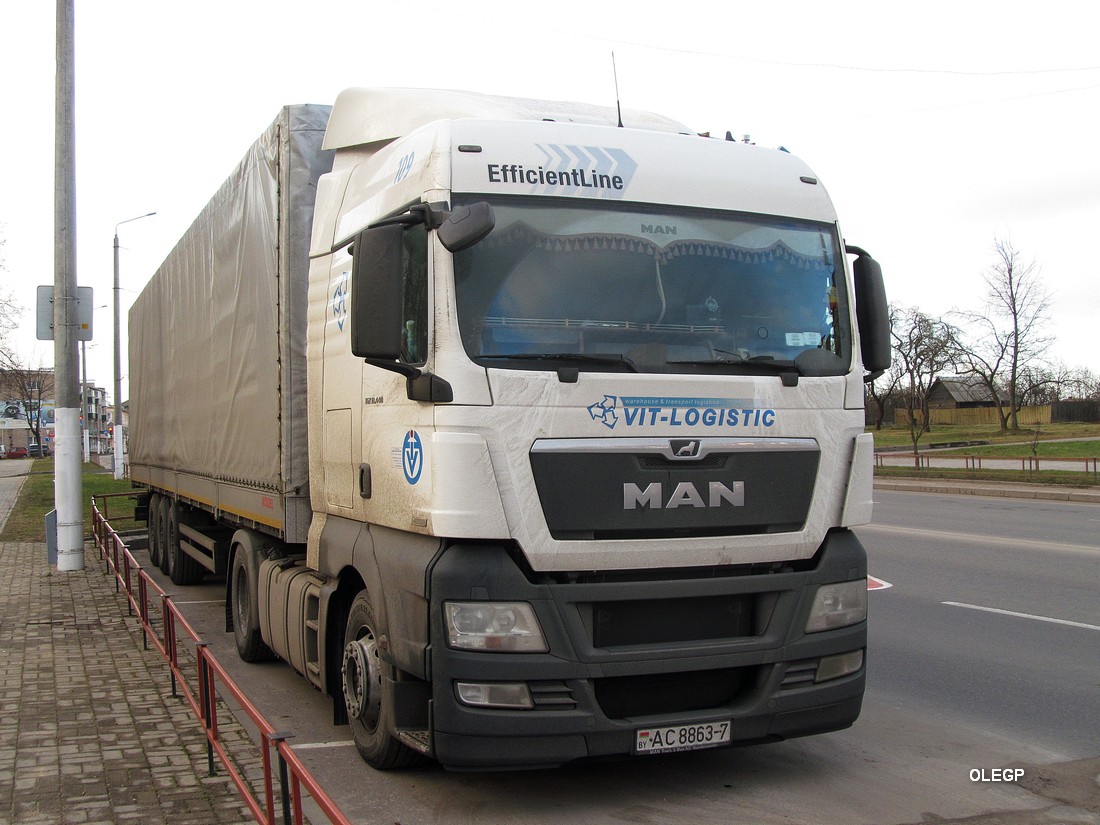 Минск, № АС 8863-7 — MAN TGX ('2007) 18.440