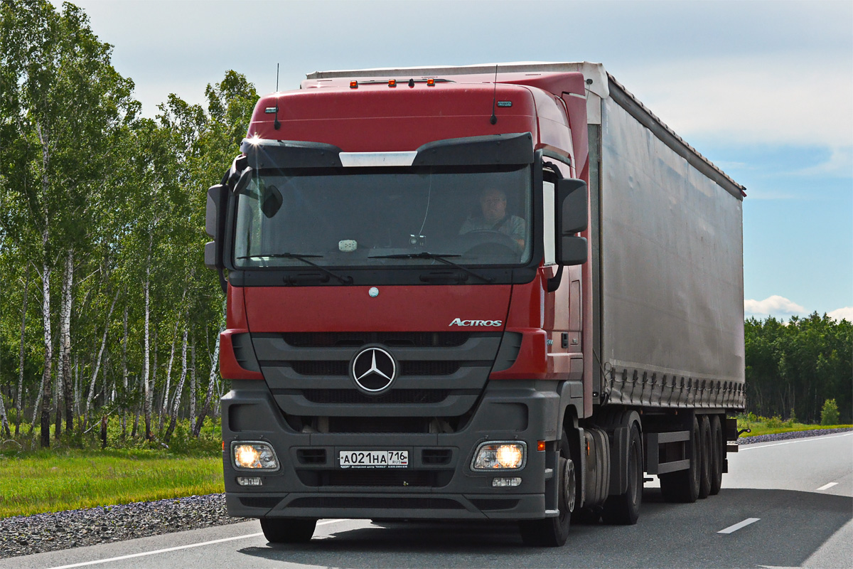 Татарстан, № А 021 НА 716 — Mercedes-Benz Actros '09 1844 [Z9M]