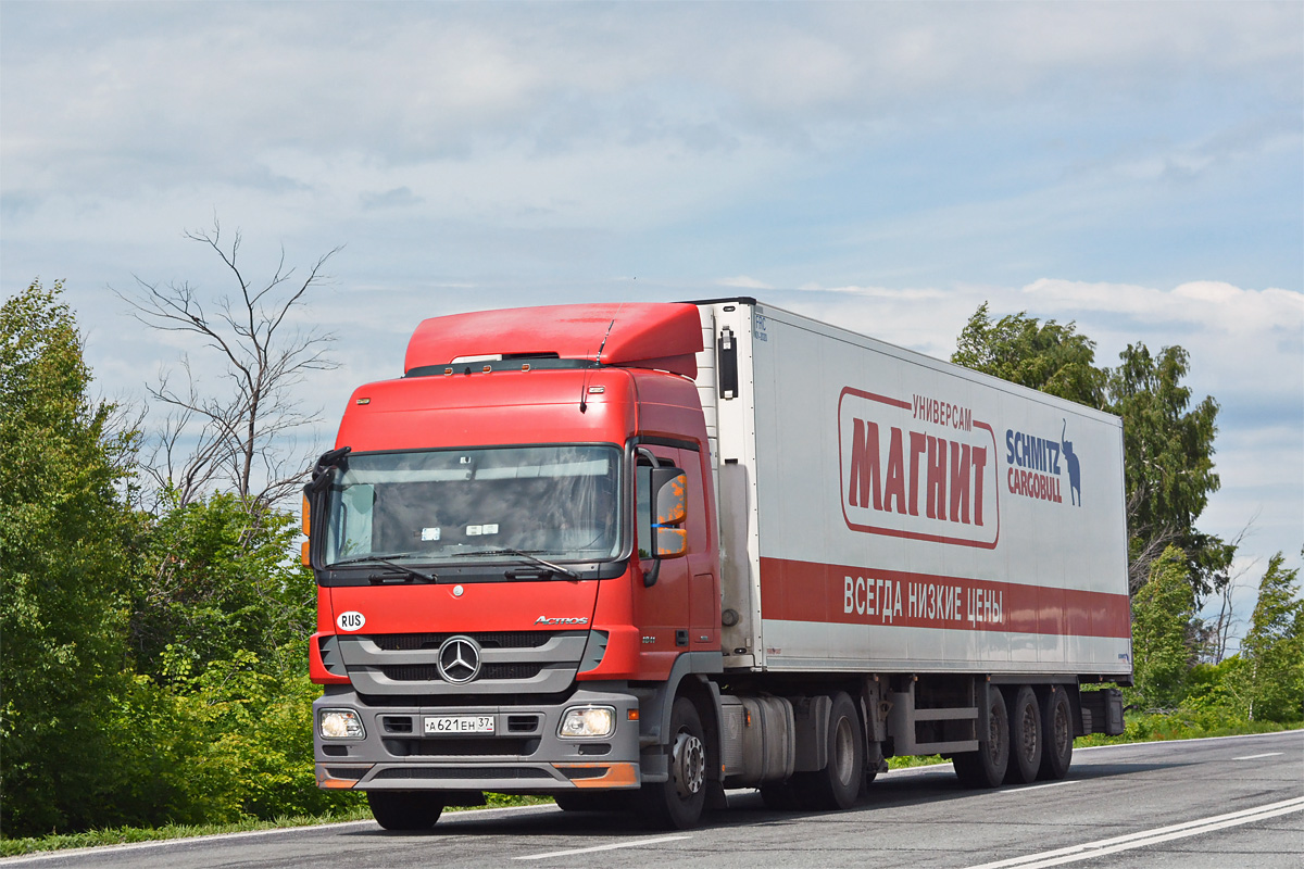 Ивановская область, № А 621 ЕН 37 — Mercedes-Benz Actros ('2009) 1841