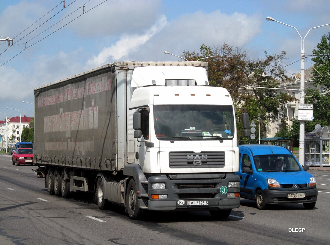 Могилёвская область, № АІ 4125-6 — MAN TGA 19.390