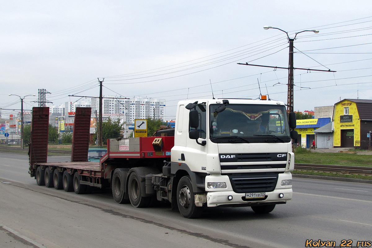 Алтайский край, № М 291 ХВ 22 — DAF CF85 FTT