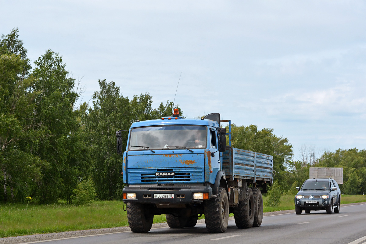 Омская область, № Р 032 ВВ 55 — КамАЗ-43118-10 [43118K]