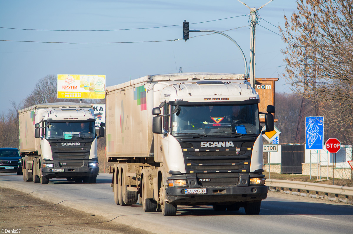 Черкасская область, № СА 0993 ВХ — Scania ('2013) G410