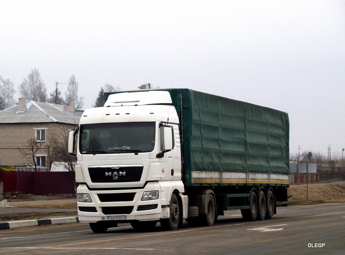 Витебская область, № АВ 9303-2 — MAN TGX ('2007) 18.400