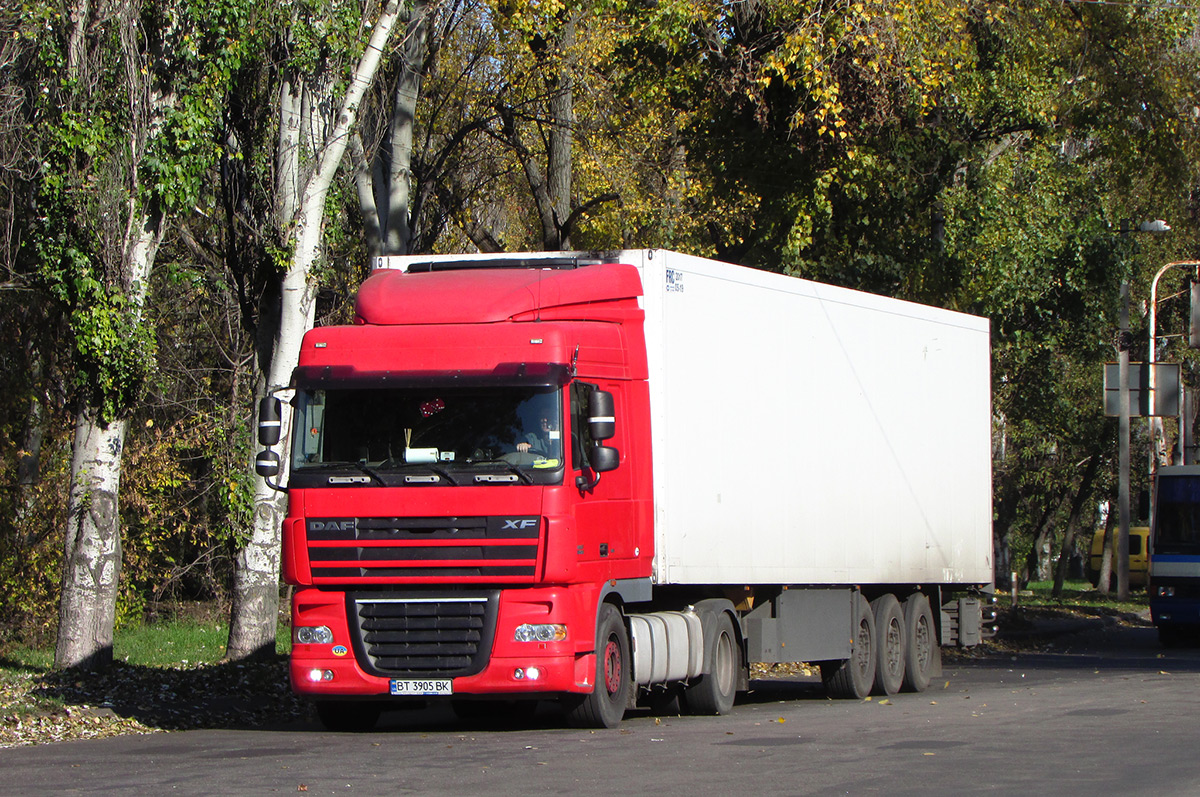 Херсонская область, № ВТ 3905 ВК — DAF XF105 FT