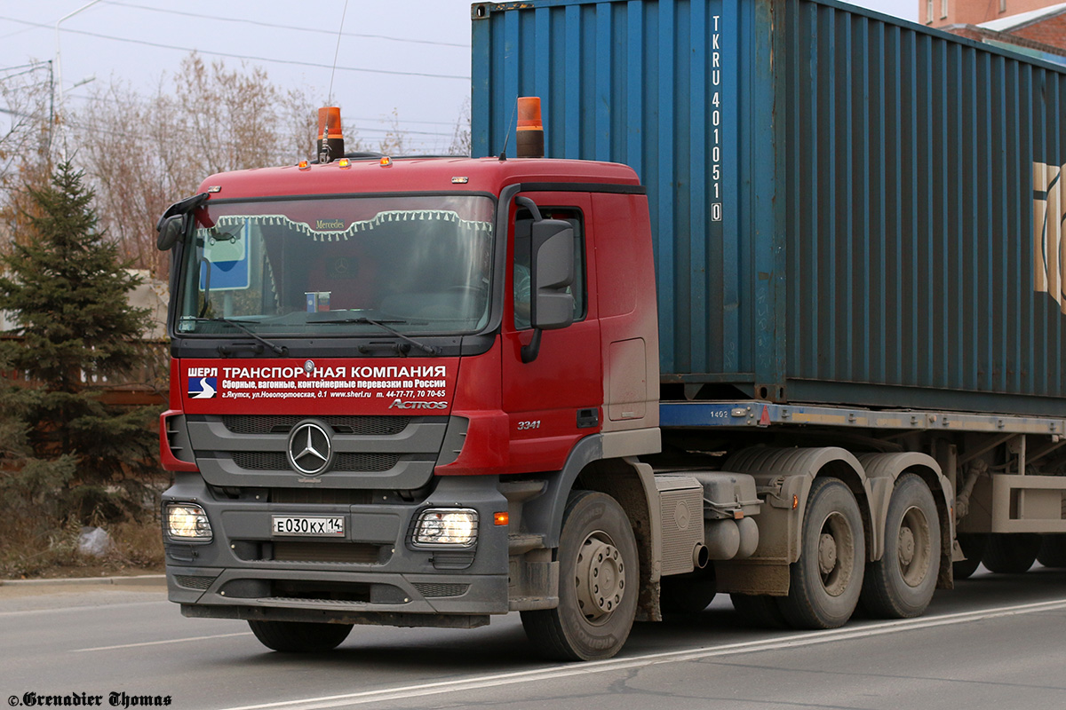 Саха (Якутия), № Е 030 КХ 14 — Mercedes-Benz Actros '09 3341 [Z9M]