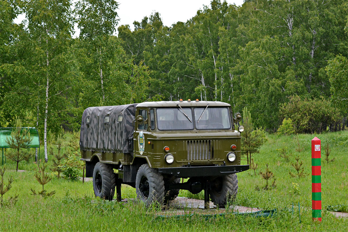 Омская область, № (55) Б/Н 0007 — ГАЗ-66 (общая модель); Омская область — Автомобили на постаментах; Техника на постаментах, памятники (Омская область)